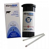 Тест-полоски Porta BHB Milk Ketone для определения кол-ва кетоновых тел в молоке в упаковках 25шт.
